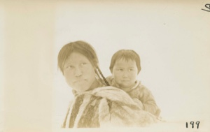 Image: Eskimo [Inuk] mother and child